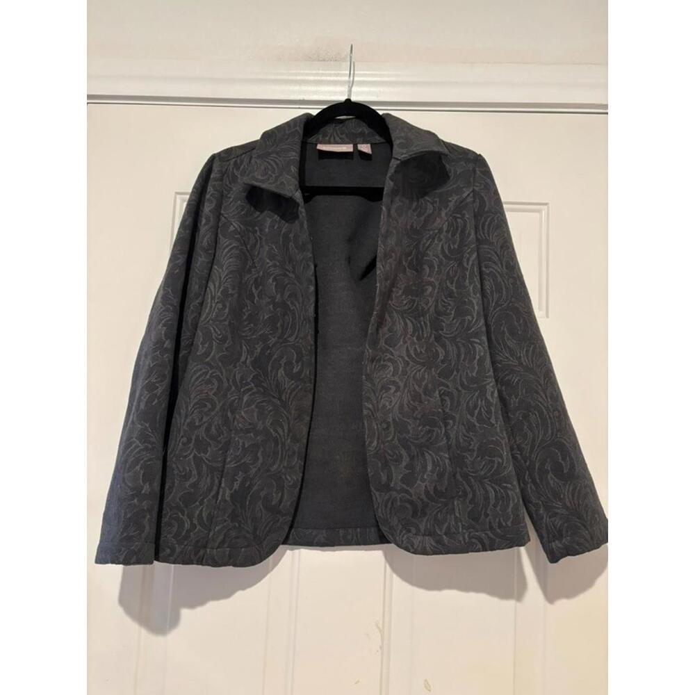 Women's sz O(US sz 4) Chicos brown jacket # 777